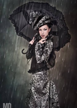 Ladydiabolika Design-Dress | Hat | Umbrella